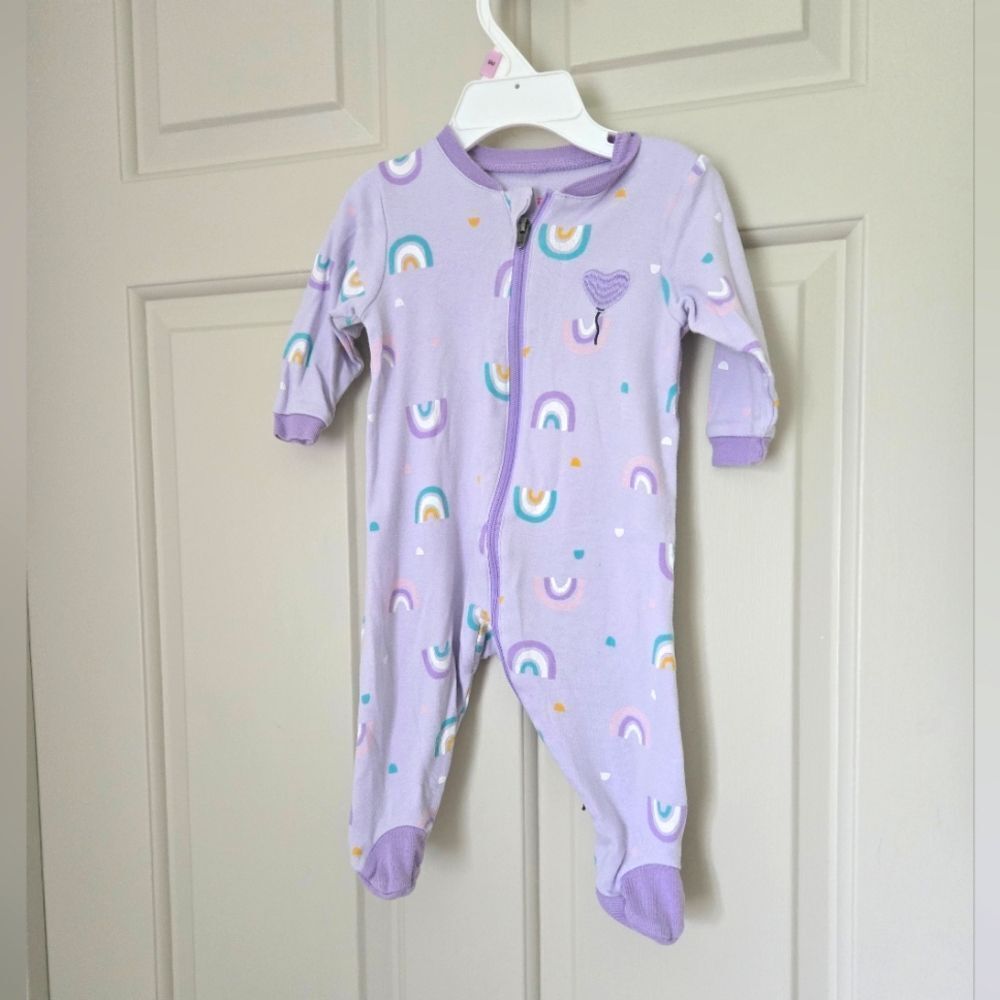 Tuffy Baby Girl Rainbow Sleeper 3 M